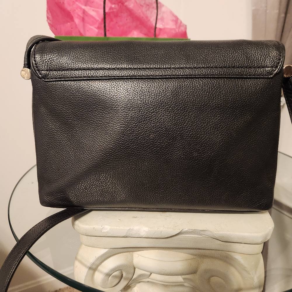 Kate Spade Black Crossbody Bag With Black & white leather wallet set EUC - Picture 3 of 9